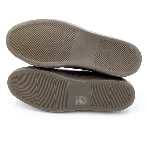 Woman by Common Projects Chelsea Boots Brown Leather High Top Slip On Sz‎ 37 / 7 - Picture 10 of 11